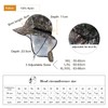 TOP-EX XL/XXL Waterproof Sun Hat Men's Wide Brim Sun Protection