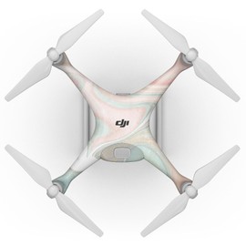 DesignSkinz - Compatible with Drone DJI Inspire 2 - Skin Decal Protective Scratch Resistant Vinyl Wrap - Soft Vintage Pastel V1