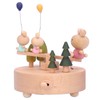 Wooden Seesaw Music Box Handicraft Home Decoration Desktop Ornament Valentine's