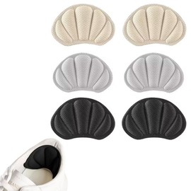 ZEPIQOR 3 Paar Fersenschutz Schuheinlagen, erstklassiges Fersenpolster für Schuhe, bequemer Fersenschoner, selbstklebende rutschfeste Fersenkissen für optimalen Komfort