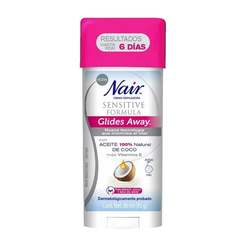 Crema Depiladora Nair Glides Away Corporal Con Aceite 100% N