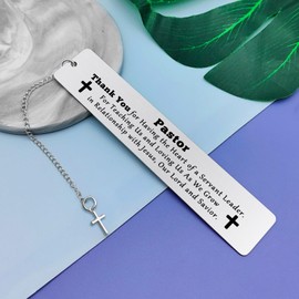 Bookmark for Pastor Gifts Book Lover Gift Pastor Appreciation Gifts Thank You Bookmark Christian Gifts for Pastor Valentines Day Present for Pastor Religious Scripture Baptism Faith Gift Bookmark