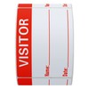 Hylabelest 51x76mm Visitor Pass Stickers Red Visitor Identification Labels 300