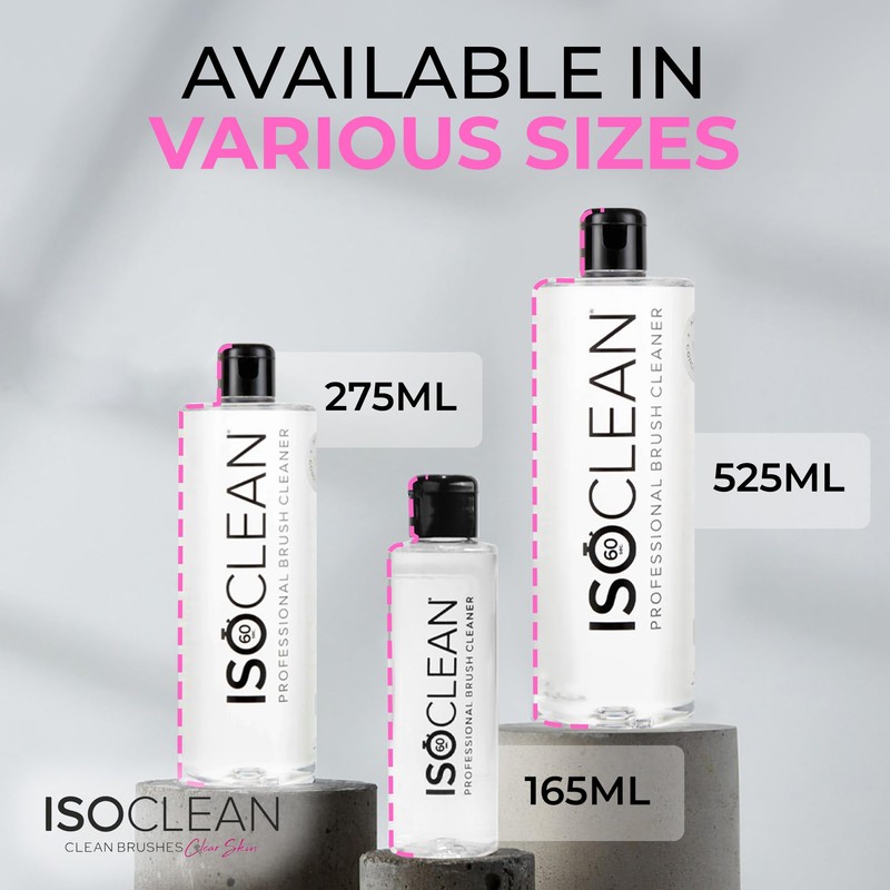 Isoclean ISOCLEAN Antibacterial Makeup Brush Cleaner Liquid Easy Pour Solution