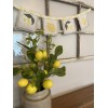 Handmade Lemon Canvas Bunting Banner-4 ft. Farmer’s Market or Lemonade