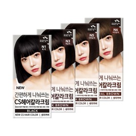 man with flowers Easy to share CS hair color cream (black) / 간편하게 나눠쓰는 CS헤어칼라크림 (흑색)