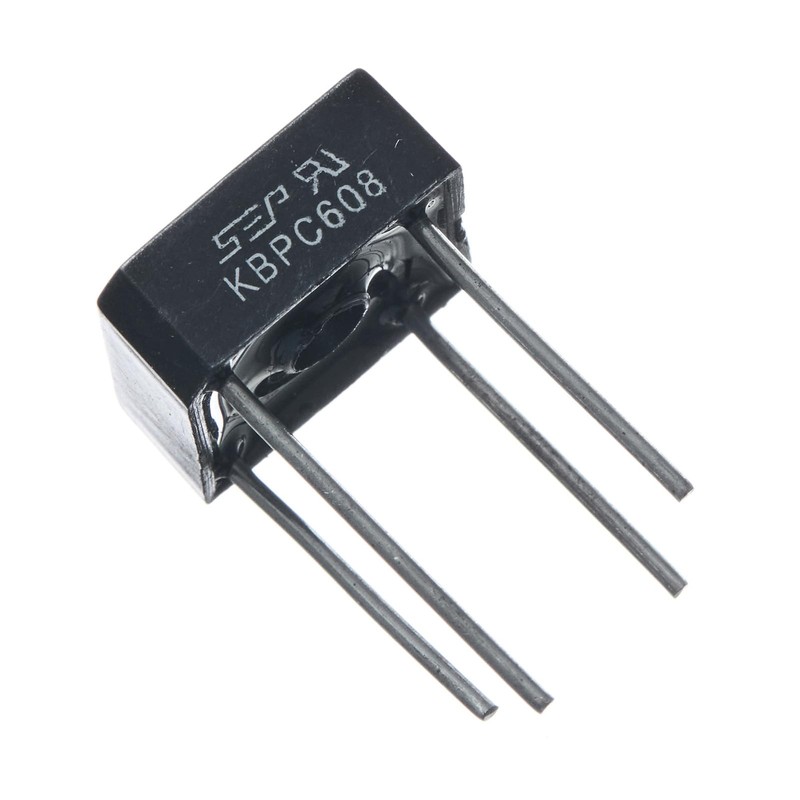 Bridgold 10pcs KBPC608 608 Single Phase Silicon Bridge Rectifiers 6A