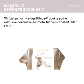 Malu Wilz Discovery Beauty Set with Q10 Energizer, Eye Control Cream and Natural Beauty Day Cream, Highly Effective Face Care with Anti-Ageing Effect