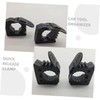 GRIRIW 2pcs Rubber Mounting Rubber Clamp Quick Release Clamp for