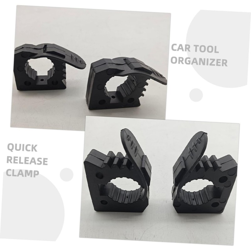 GRIRIW 2pcs Rubber Mounting Rubber Clamp Quick Release Clamp for