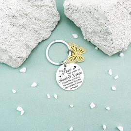 Crizaor Aunt Mothers Day Gifts Niece Gifts From Auntie Niece Gifts Unique Keychain Gifts For Aunts From Niece Aunt Birthday Gifts Best Auntie Gifts From Niece For Women
