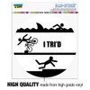 I Tri'd Triathlon Triathlete Swim Bike Run Tried Funny Automotive