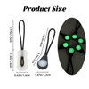 24Pcs Self Luminous Zipper Pulls,Zipper Puller Head Glow in The
