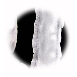 The New 5 Yards White Silver Double Wedding Wired Ribbon 1 1/2" W Perfect for Crafting, Gift Wrapping, and Decorating Ribb1w01184