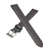 Genuine Waterproof Leather Watch Band with Quick Release Spring Bars