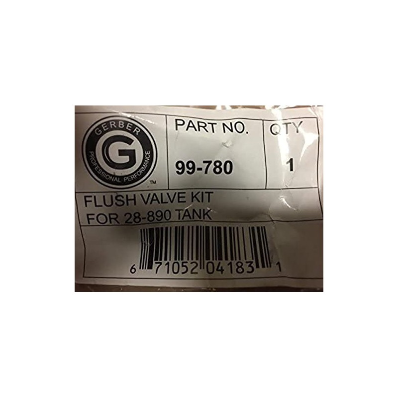 Gerber G0099780 Flush Valve for 28-890 Tank
