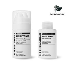 에브리톡톡 탈모완화 기능성 프리미엄 헤어토닉 본품(120ml)1＋리필(120ml)1 EveryTalkTalk Premium Hair Tonic for Hair Loss Relief (120ml) 1 + Refill (120ml) 1
