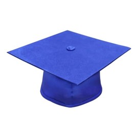 Unisex Teenager Adult Graduation Cap (Royal Blue, Matte Finish)