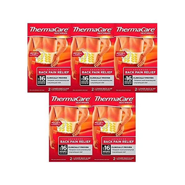 (5 Pack) - ThermaCare Lower Back Heat Wrap (5 Bundle)