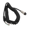 8Pin Speaker Mic Cable Radio Hand Microphone Coiled Cord Replacement