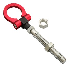 XRMXF Red Tow Hook Fits for Jeep Renegade 15-21, Mazda 3 04-09, Ram ProMaster 14-18