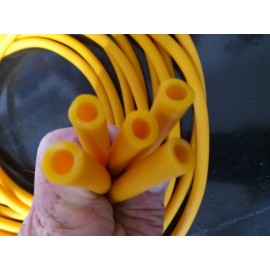30' 5-6'  Natural Latex /Surgical Tubing 1/4"id x 1/16" wall x 3/8"od New Yellow