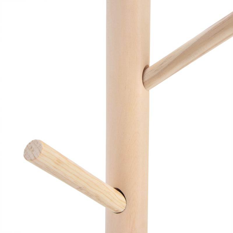 Punch Free Wall Mounted Coat Rack Towel Hanger Tree Branch