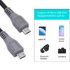 CERRXIAN USB Micro Male to Micro Male OTG Adapter Cable