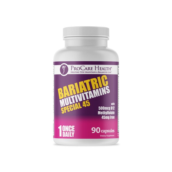 ProCare Health | Bariatric Multivitamin | Capsule | Special 45 | 90 Count