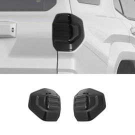 RAZPOY Smoked Tail Light Cover Rear Light Lamp Trim Guards Compatible with Toyota 4Runner 2024 2025, Smoke Black
