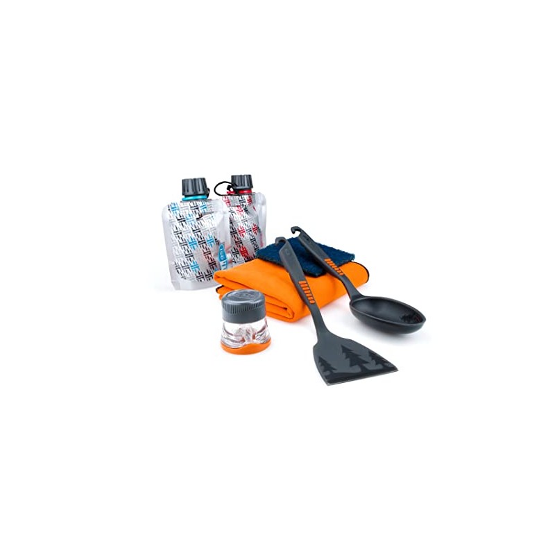 GSI 90101 Outdoor Kitchen Utensil Set 8-Piece Multi-Coloured