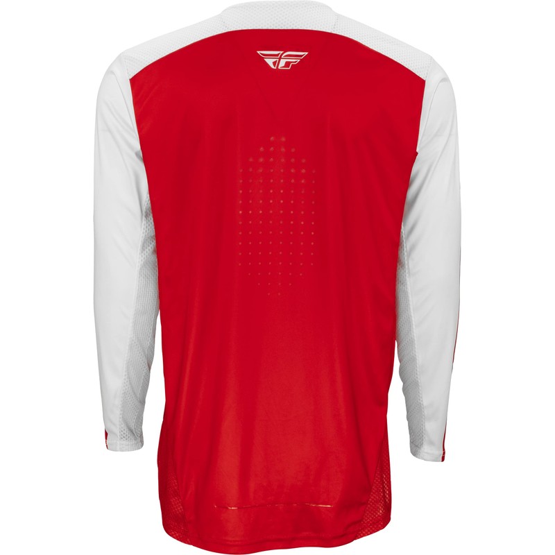Fly Racing 2022 Adult Lite Jersey (Red/White, Large)