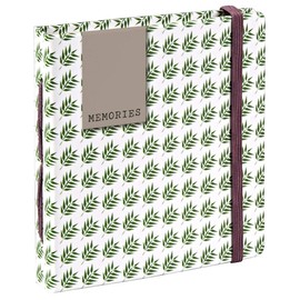 Hama Fern Slip-in Photo Album - Green/White
