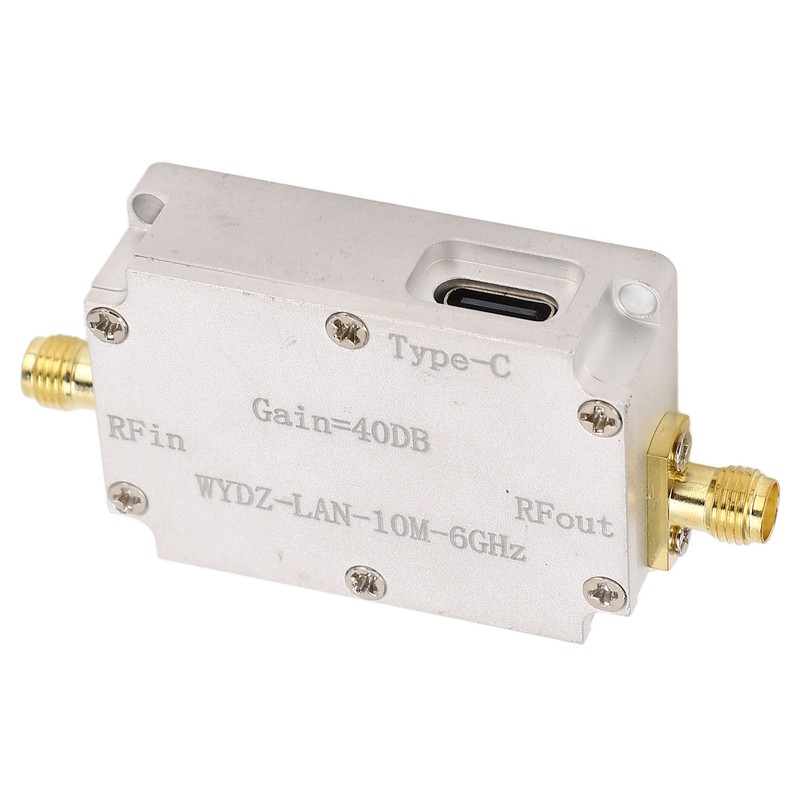 Low Noise Amplifier 40DB Gain 10M To 6GHz Precise Transmission