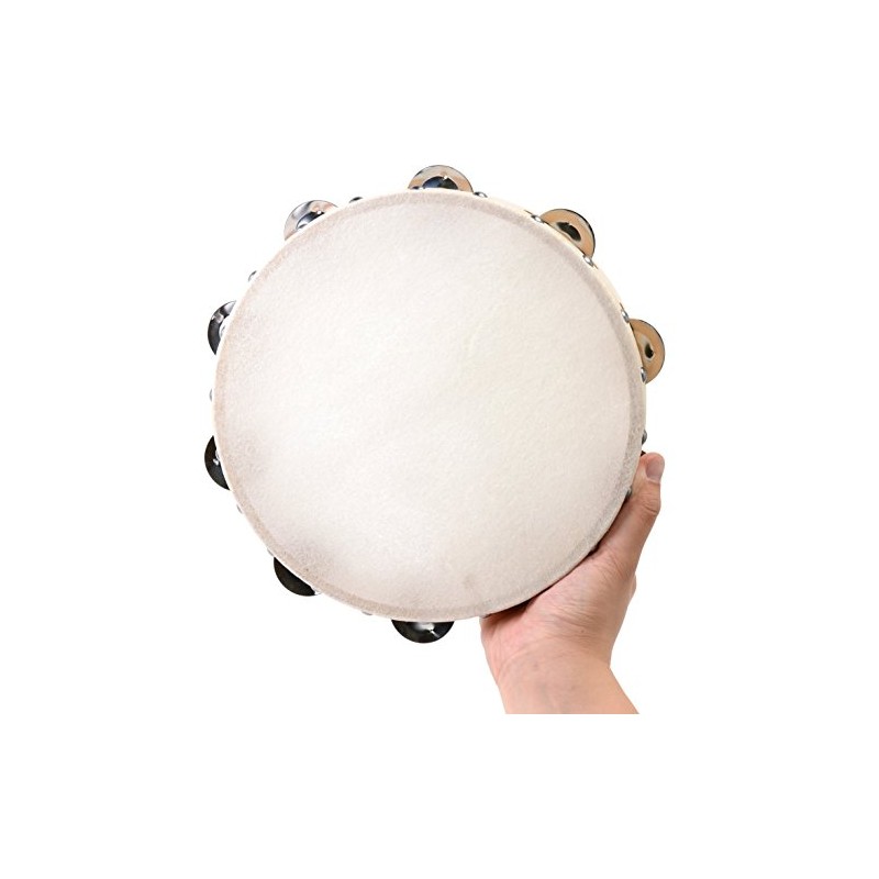 KC TCS-24/9 Leather Tambourine Calfskin 24cm