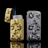 CIEUXIFSR Cool Metal Skull Butane Torch Lighter Refillable Novelty Lighter