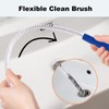 Adove Drain Cleaning Brush 2pack, Long Drain Clog Remover Tool