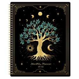 2024-2025 Monthly Planner - Monthly Planner/Calendar 2024-2025, from July 2024 to December 2025, 8.75'' x 11'', 18-Months Planner With Tabs, Inner Pocket