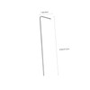 Abaodam 30pcs Aluminum Tent Pegs Wear Resistant Outdoor Stakes for