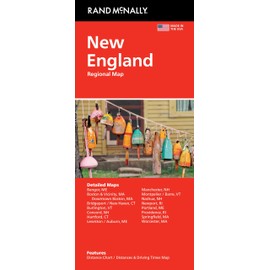 Rand McNally Easy to Read: New England Regional Map: New