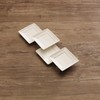 Mikasa Italian Countryside Square Dipping Plates, Set of 4 White