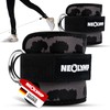 NEOLYMP Foot Straps Cable Pull (Black) - Safe Workout -