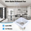 FEITON 110 CFM Bathroom Fan Exhaust Fan Ceiling Mount, 30W,
