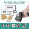 Barcode Scanner, Handheld QR Code Scanner USB Wired Connection 1D