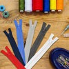mumbi Zip Separable 5 mm 25 cm Grey Plastic Zips