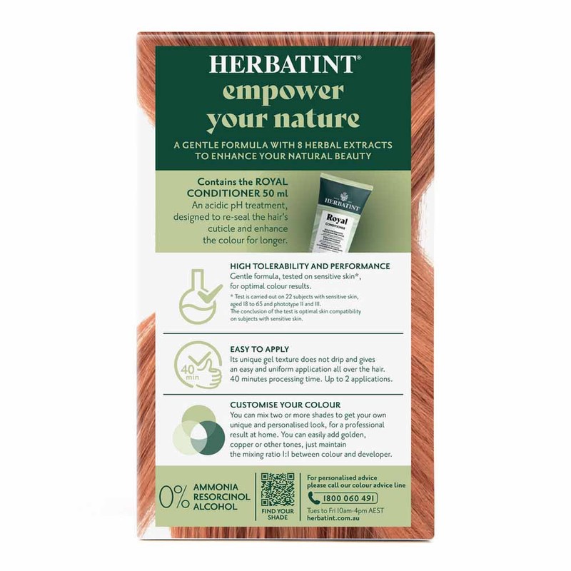 Herbatint-Permanent Haircolour Gel 8R Light Copper Blonde 170ml