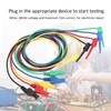 5Pcs Banana Test Lead Multi Meter Testing Cable Line Wire