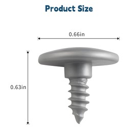 Compatible Screws for Dometic RV air Conditioner (10 Pack), Suitable for Dometic air Conditioning，eplacement Parts for Dometic 3310724.0040000002