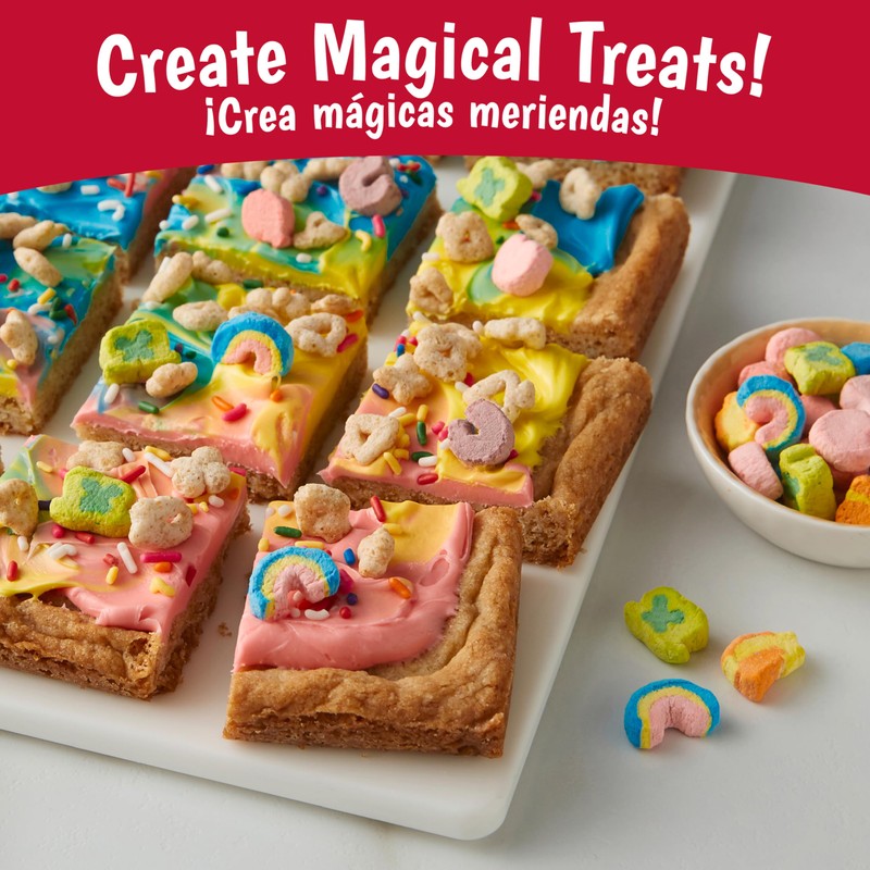 Lucky Charms Gluten Free Cereal with Marshmallows, Kids Breakfast Cereal,