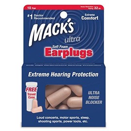 Mack's Ultra Soft Foam Earplugs, 10 Pair Pack of 3